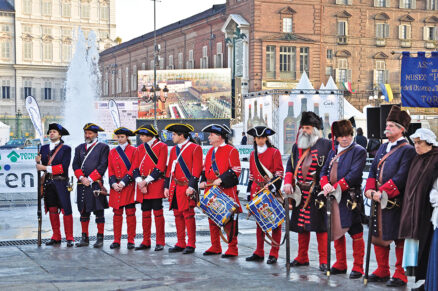 Turin,,Italy,-,November,13:,Unidentified,Soldiers,Reenactors,Stand,At